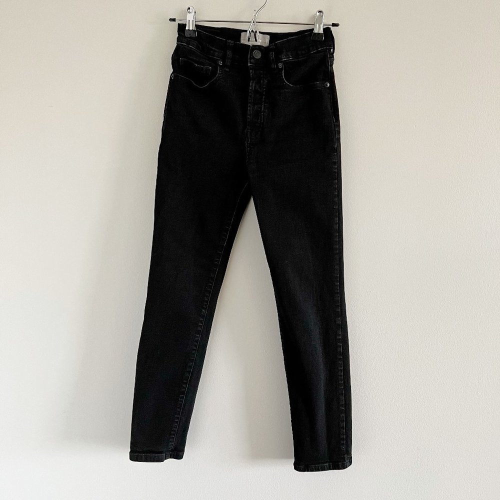 Everlane High Rise Slim Straight Cigarette Leg Jeans 27